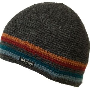 Everest Designs Beanie with Multicolor Stripes